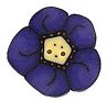 Small Indigo Wildflower